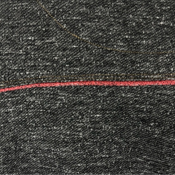 32 Bar Blue | Gray Long Sleeve French Terry Tee Pullover Red Accents See Note - Picture 3 of 9